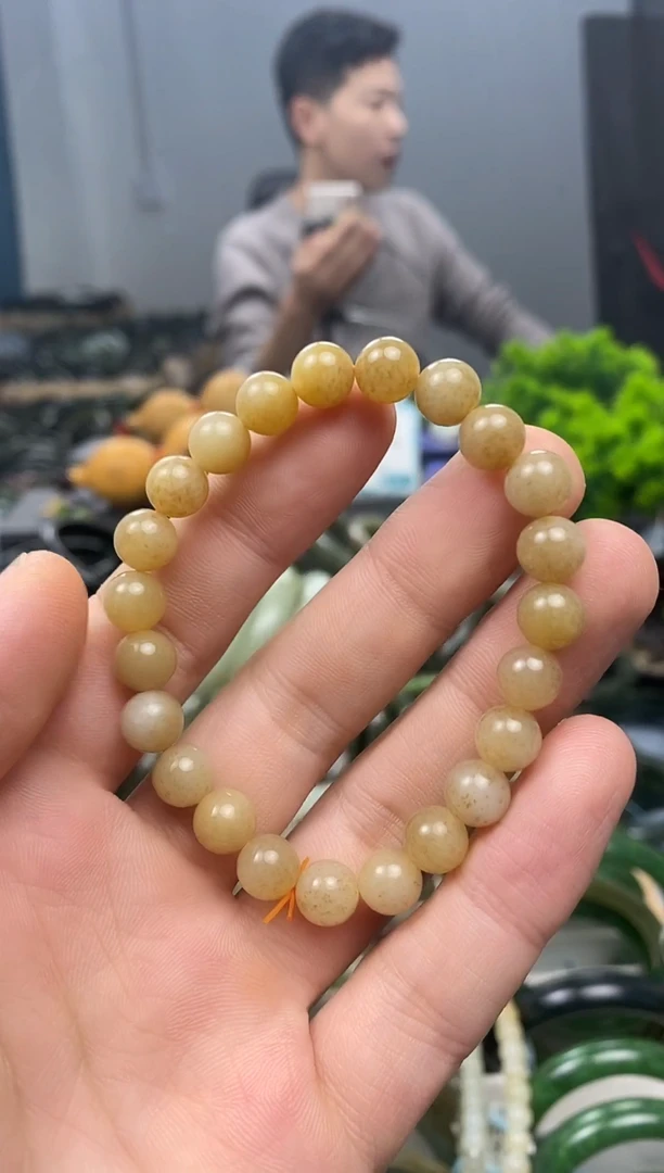 未镶嵌手镯和田玉8mm