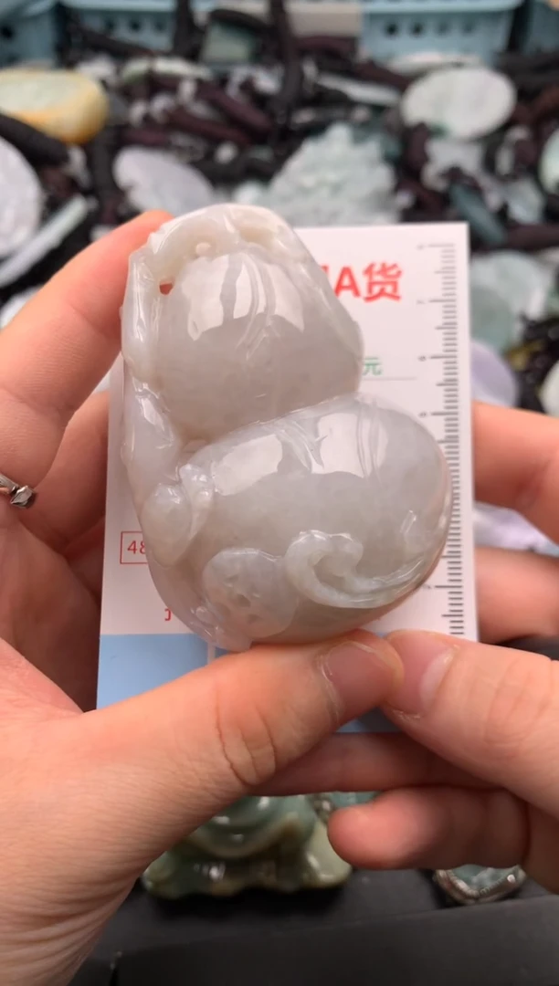 翡翠未镶嵌吊坠(不含链)1