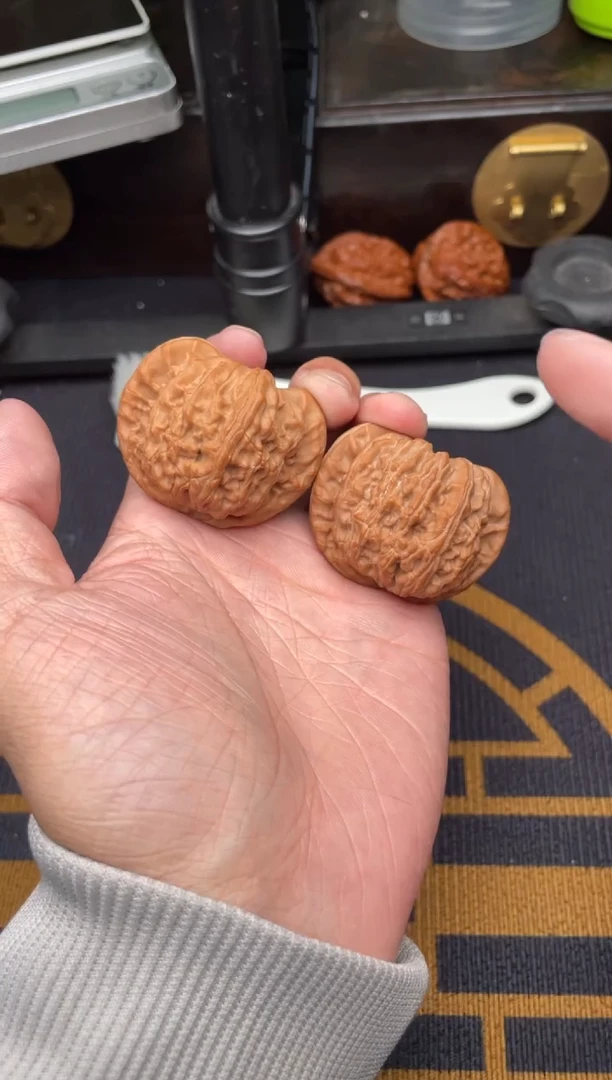 吊坠文玩核桃白狮子43+S157