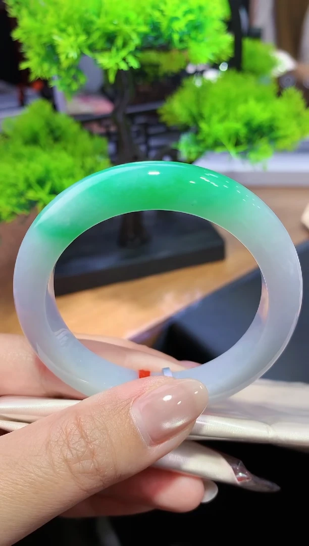 未镶嵌手镯翡翠K451天然A货缅甸翡翠53.4