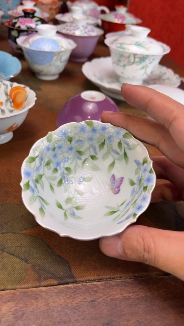 景德镇纯手绘陶瓷茶具