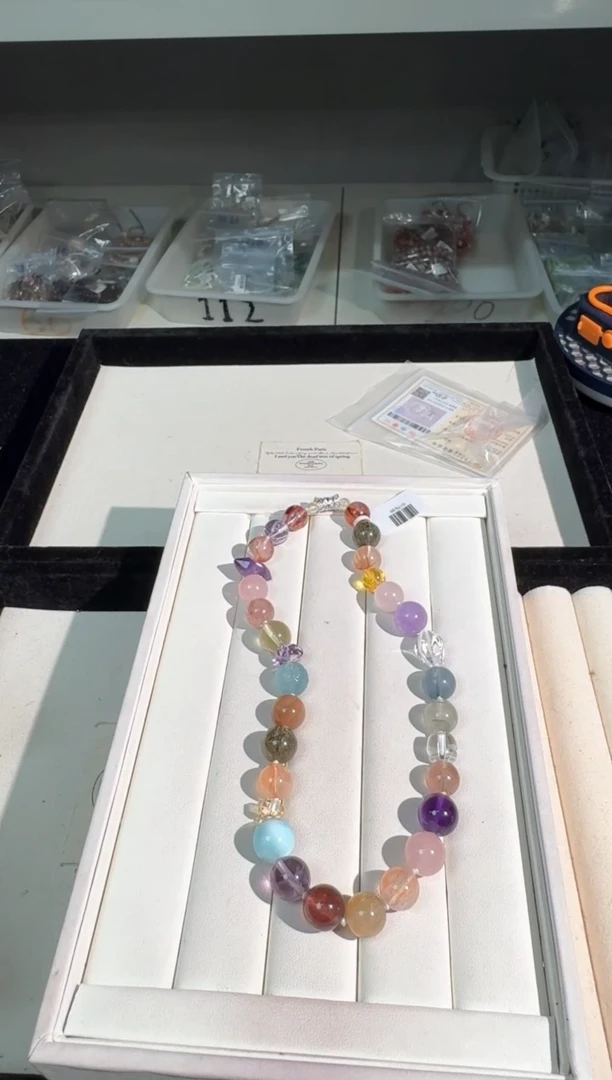 水晶手链银S925镶嵌多宝项链发货多样性发其一