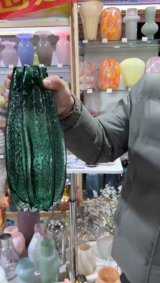 【闪购商品】无铅玻璃绿色杨桃