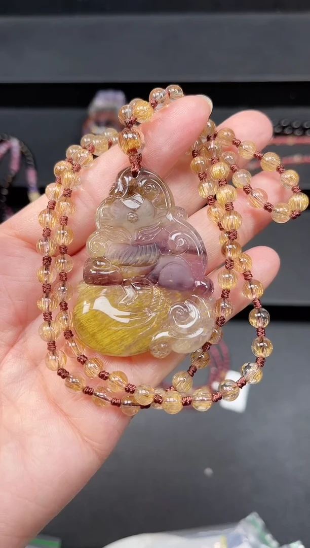 未镶嵌颈饰水晶【百晶灵儿】定制款