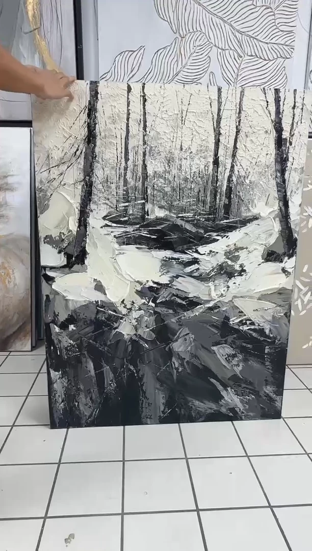 竖款168美术馆 装饰画120*90