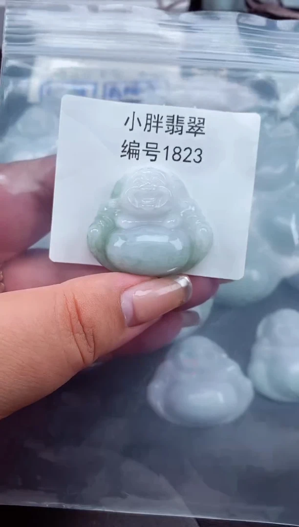 翡翠未镶嵌颈饰缅甸天然A货翡翠1823