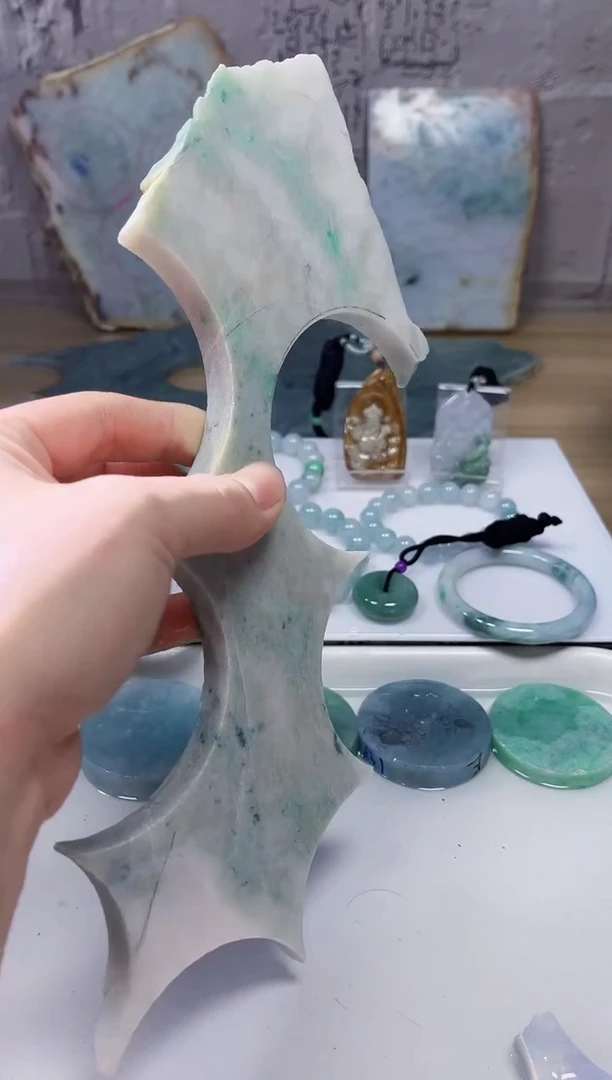 裸石翡翠天然翡翠A货石 南 680