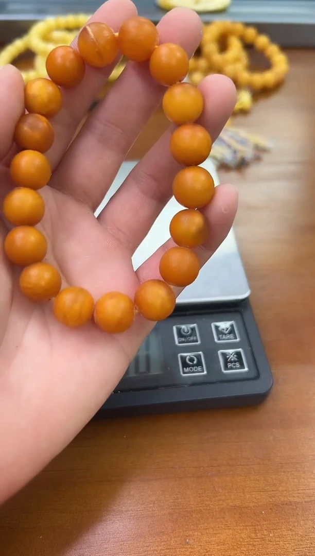 未镶嵌蜜蜡裸石蜜蜡手串