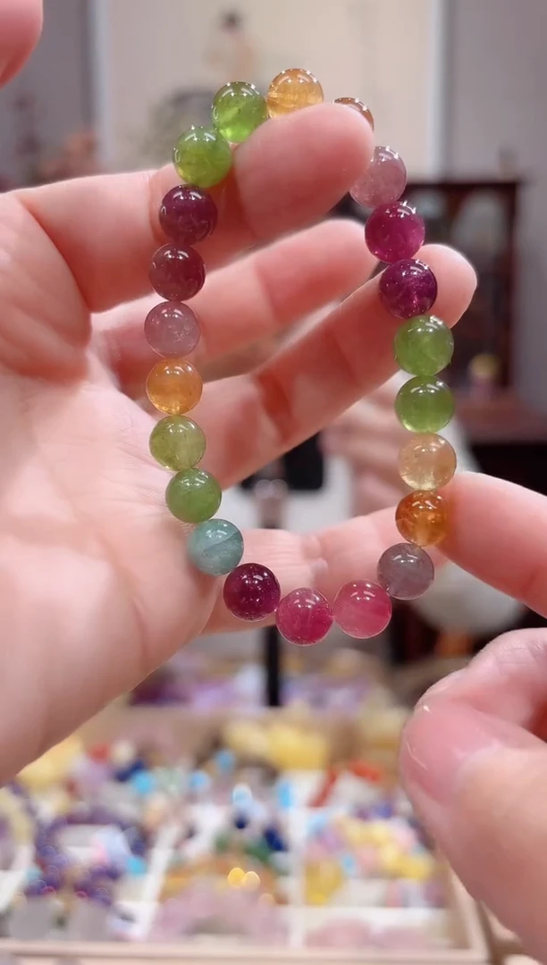 【闪购商品】碧玺手串未镶嵌设计款珠串