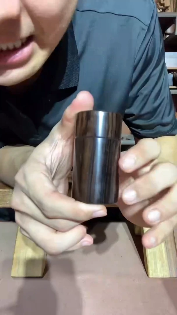 东非黑黄檀（紫光檀）收纳罐