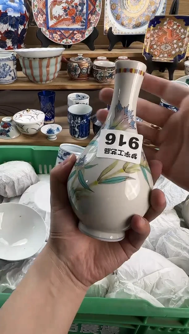 瓷片冯*敏平安玉凤青花手绘916