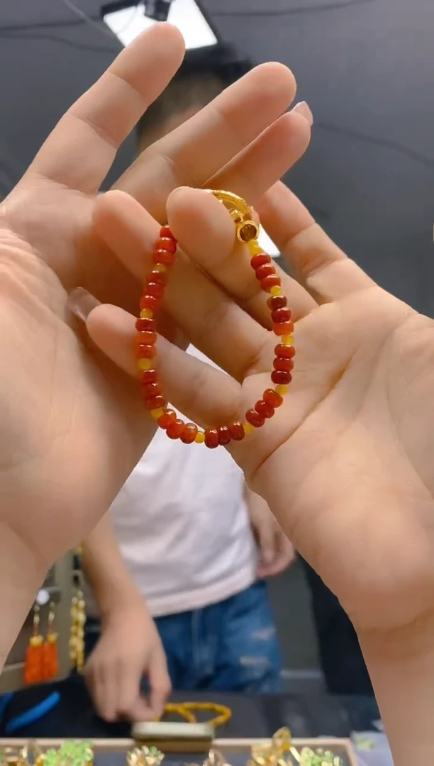 【闪购商品】翡翠耳饰合金237翡翠手链