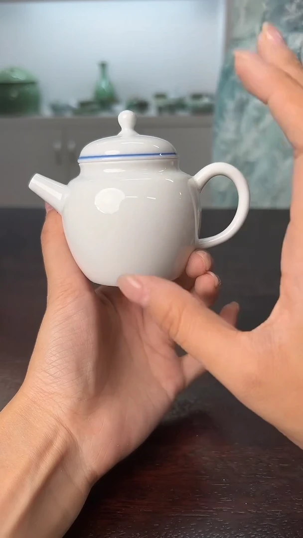 龙泉云间青瓷小米茶器