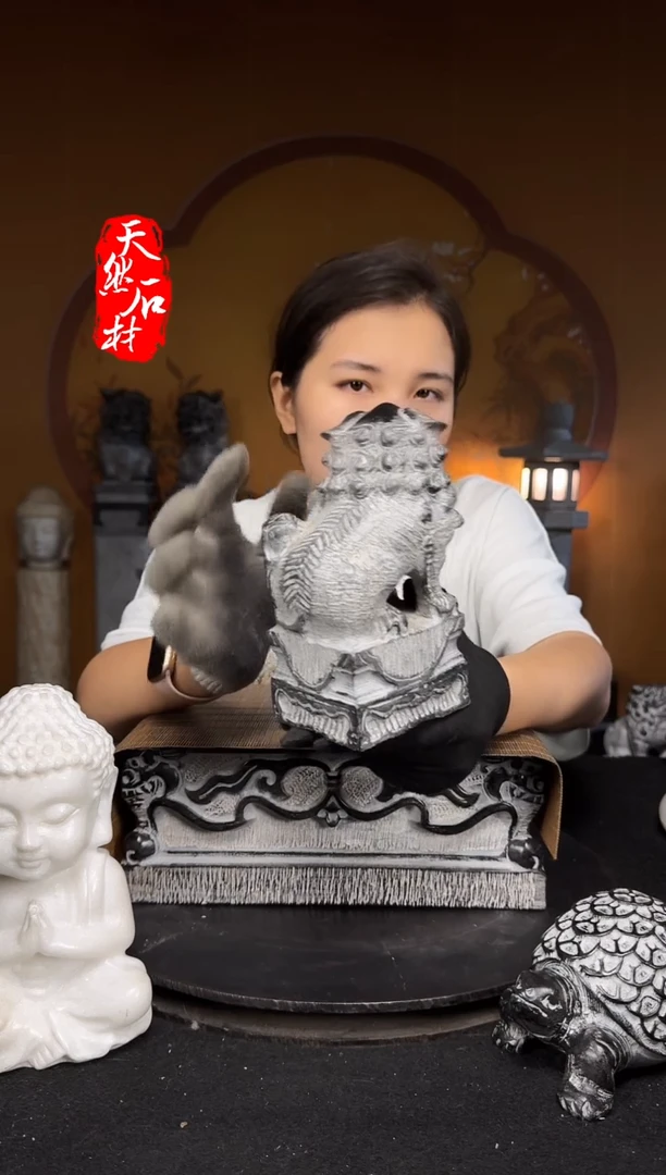 石材瑕疵磕碰批毛小单狮