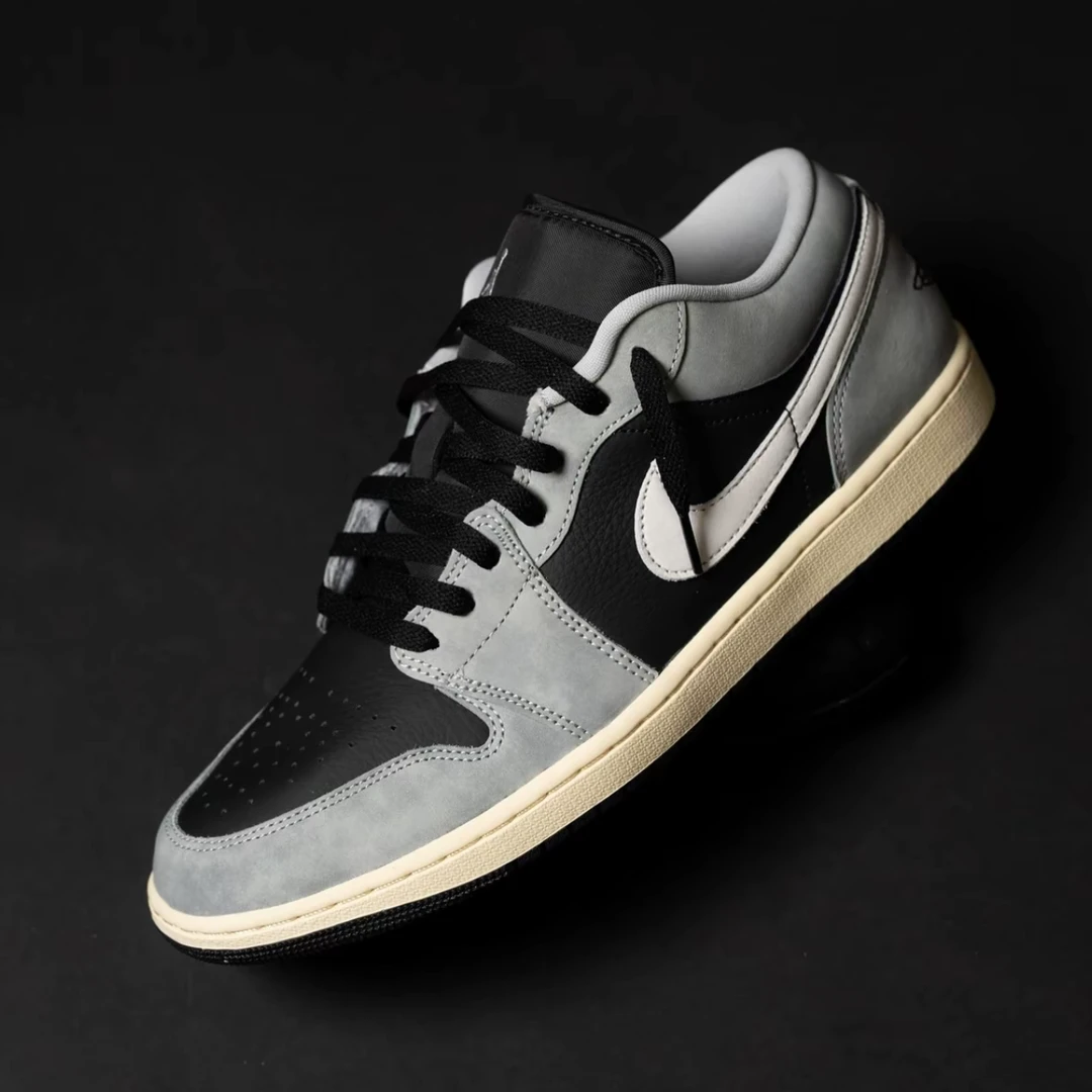NIKE耐克跑者美学影子灰aj1lowSE篮球鞋HQ2010-012