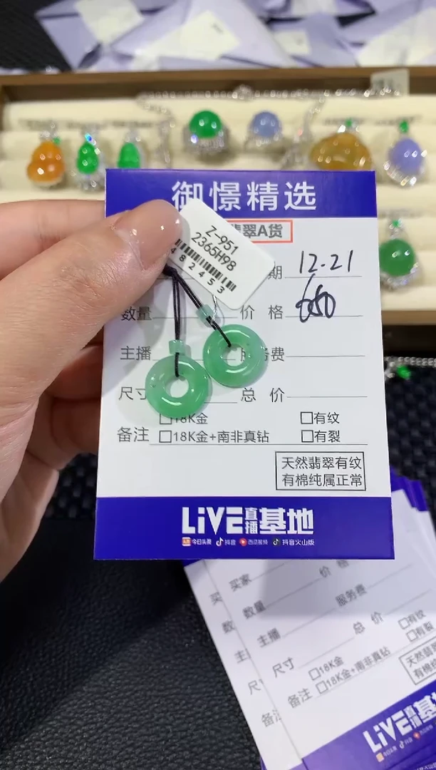 未镶嵌翡翠耳饰28