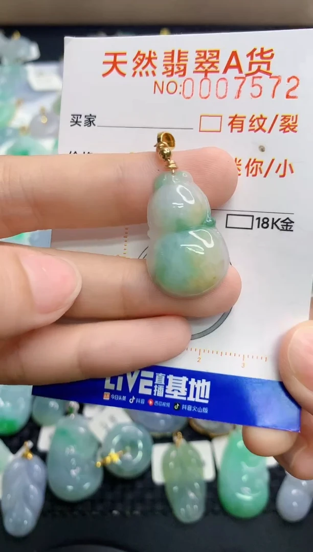 翡翠未镶嵌颈饰5664664