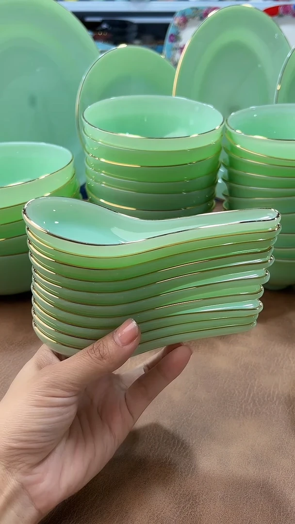 玉瓷勺子10个景德镇餐具