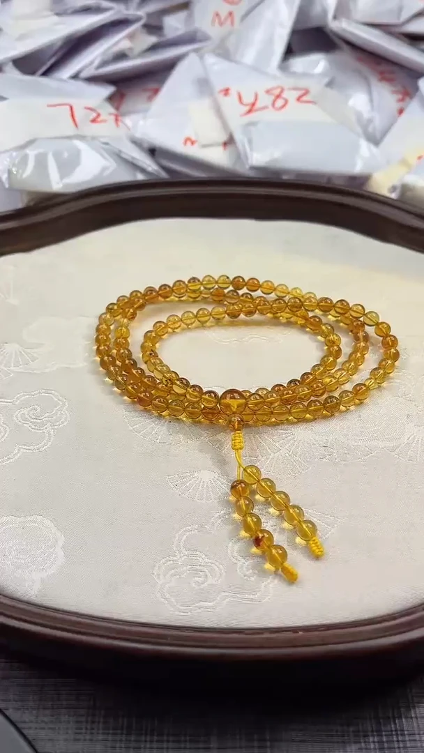 【闪购商品】琥珀颈饰未镶嵌100633562