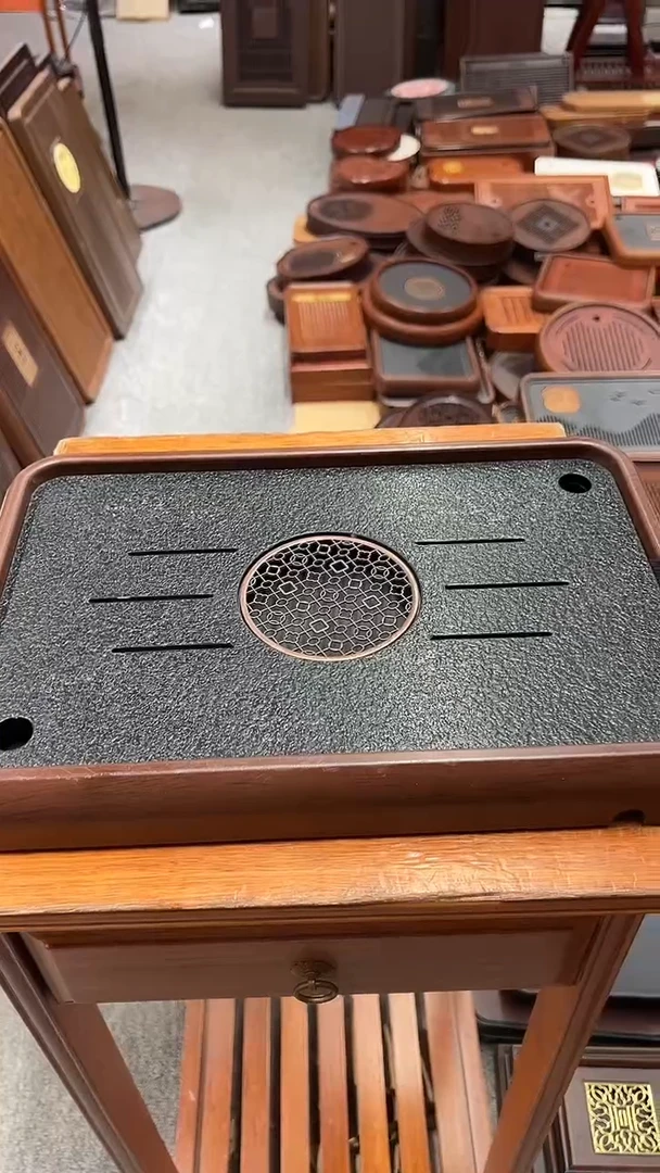 新品福利石材长39CM*宽26CM茶盘送管