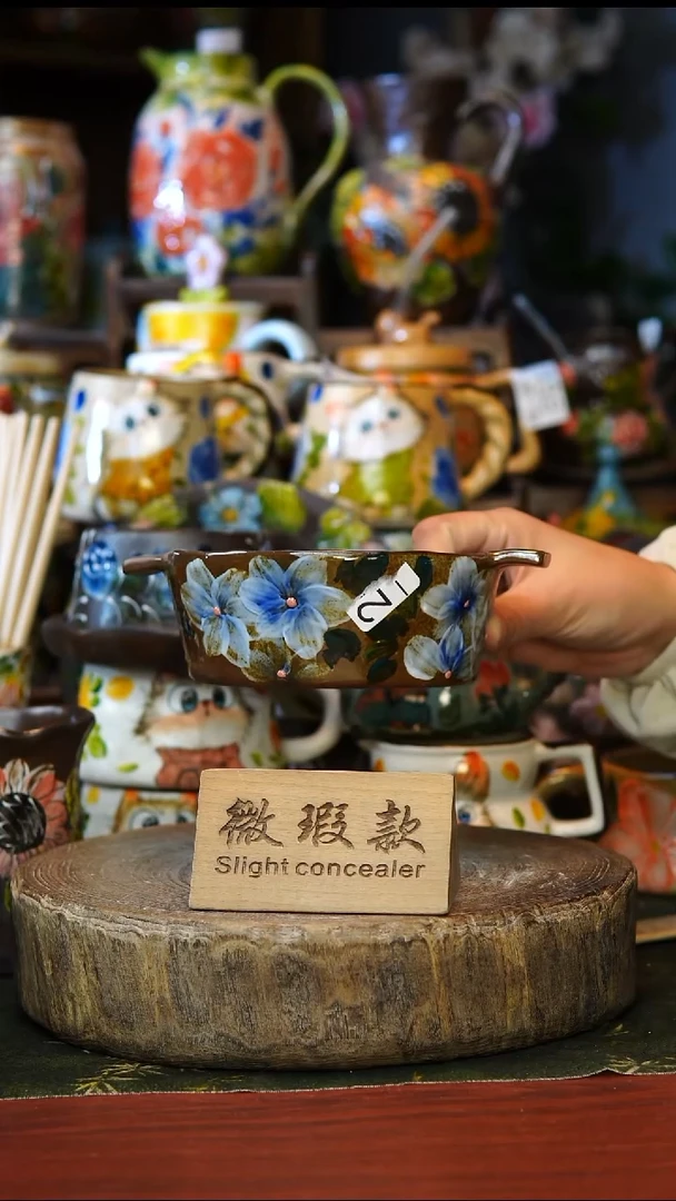 陶瓷192景德镇手工手绘釉下彩