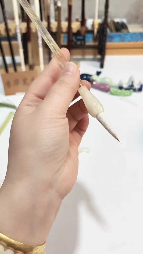 流金中楷兼毫毛笔3支