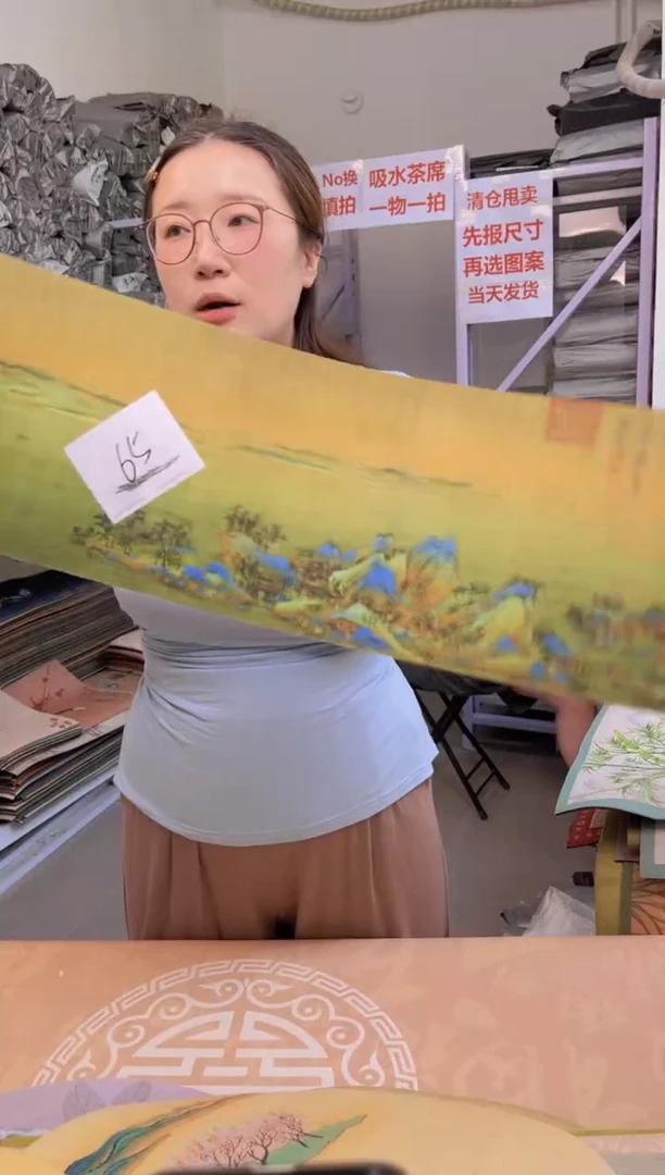 混纺微瑕桌垫茶席-65