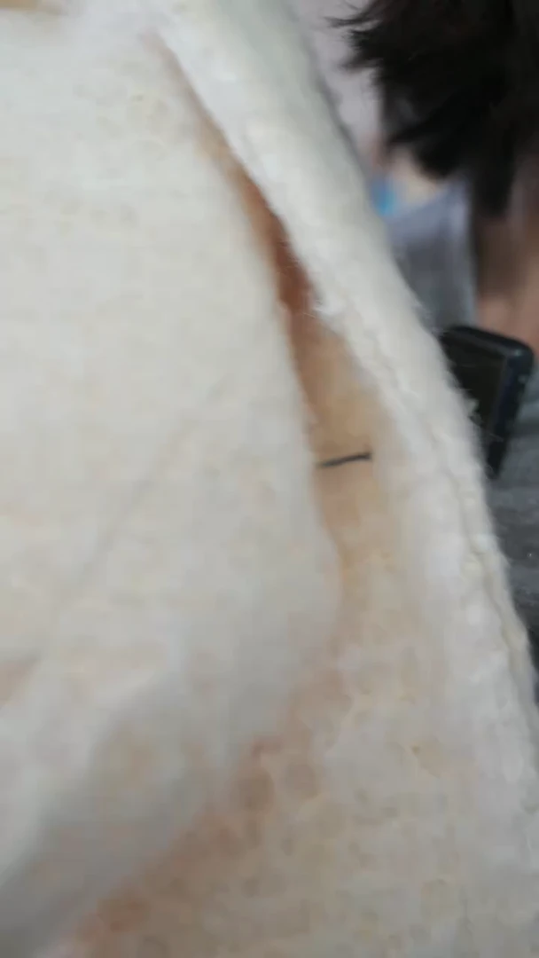 混纺2.7米 JIS 羊毛马海毛时装白色外套布 幅宽116厘米