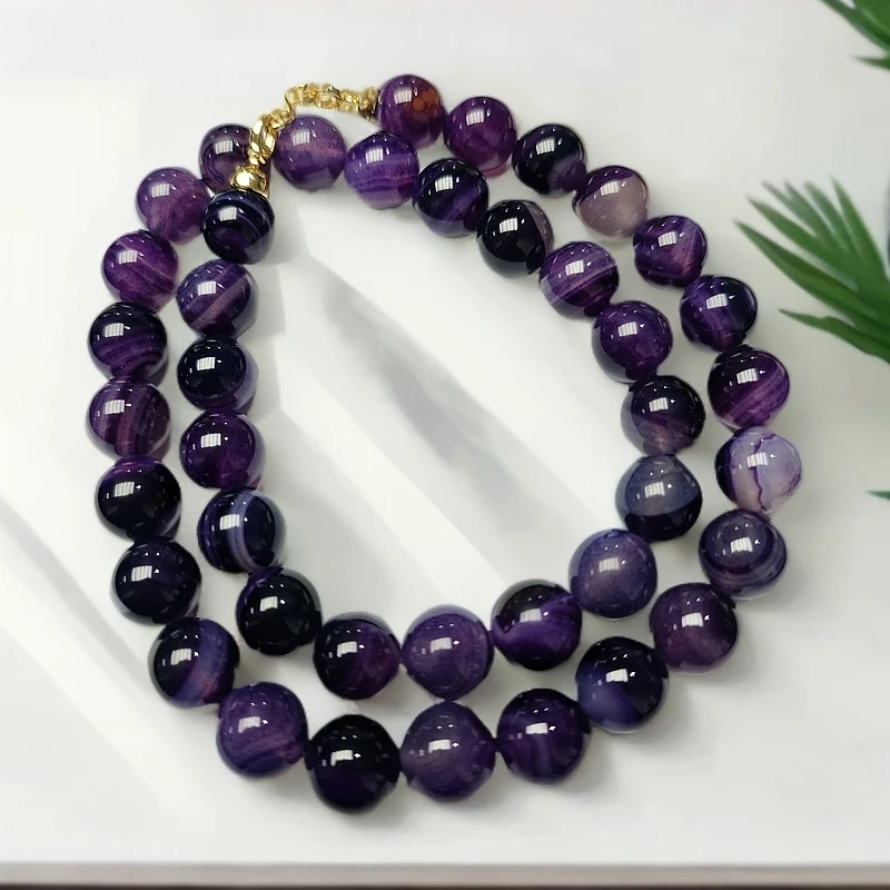 娅萍s028紫龙纯项链