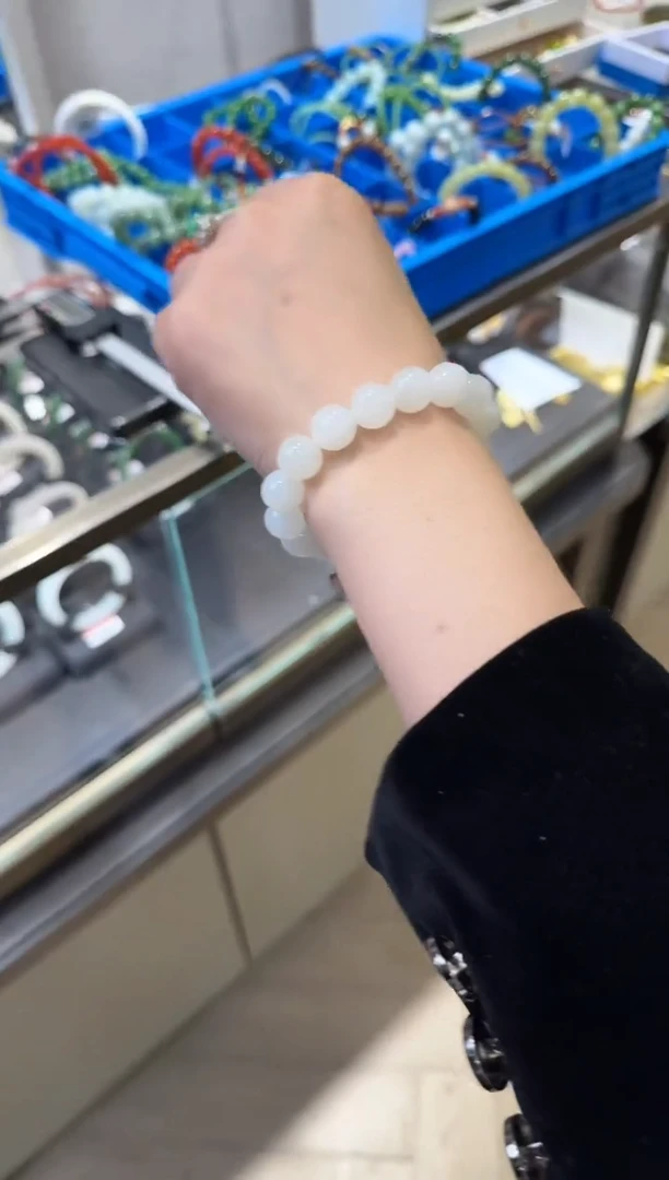 未镶嵌手链和田玉青海白玉支持复检假一罚三