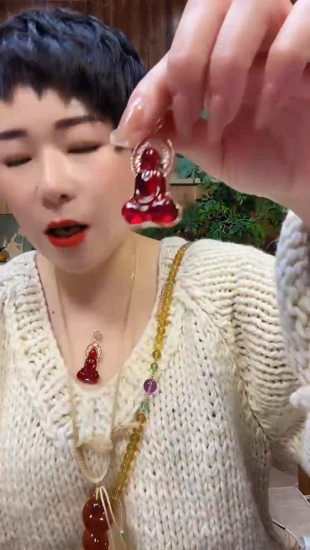 【闪购商品】琥珀颈饰未镶嵌00000000522