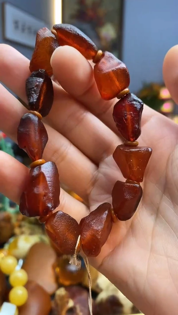 手串琥珀未镶嵌手串