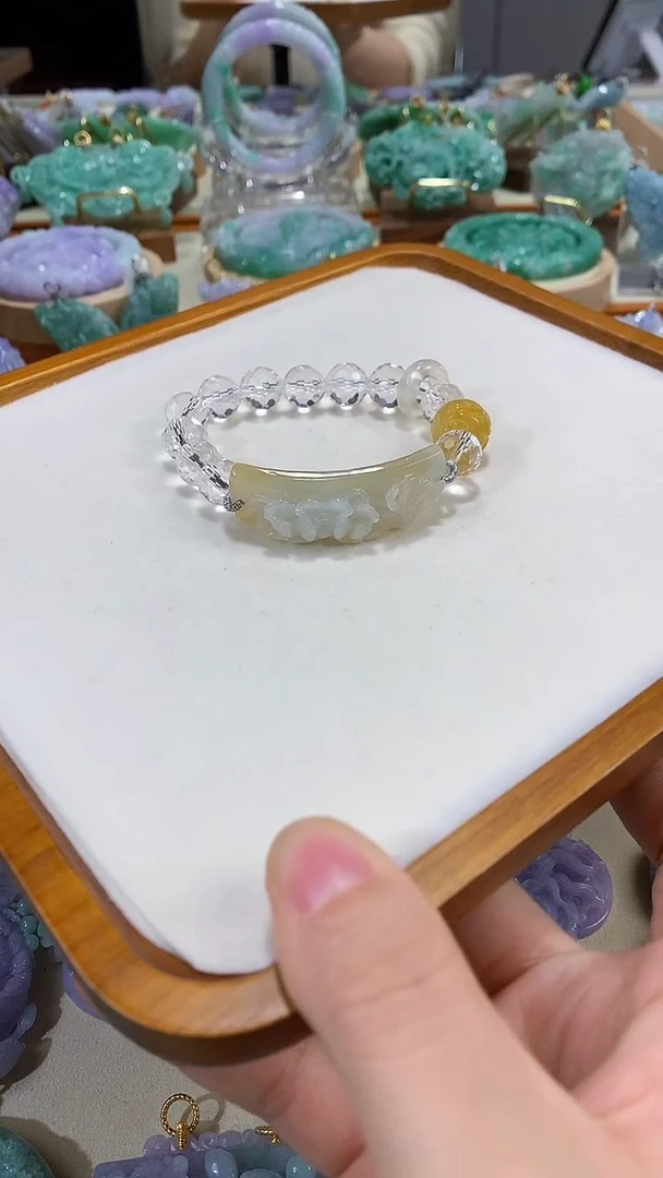 未镶嵌手链翡翠手牌