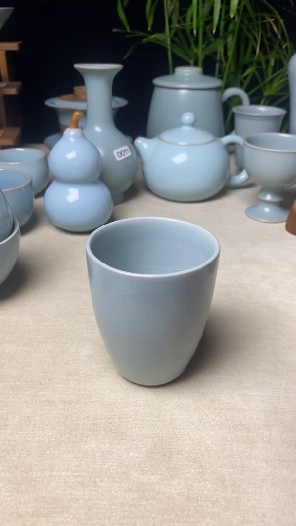 全品仿古釉水缸杯