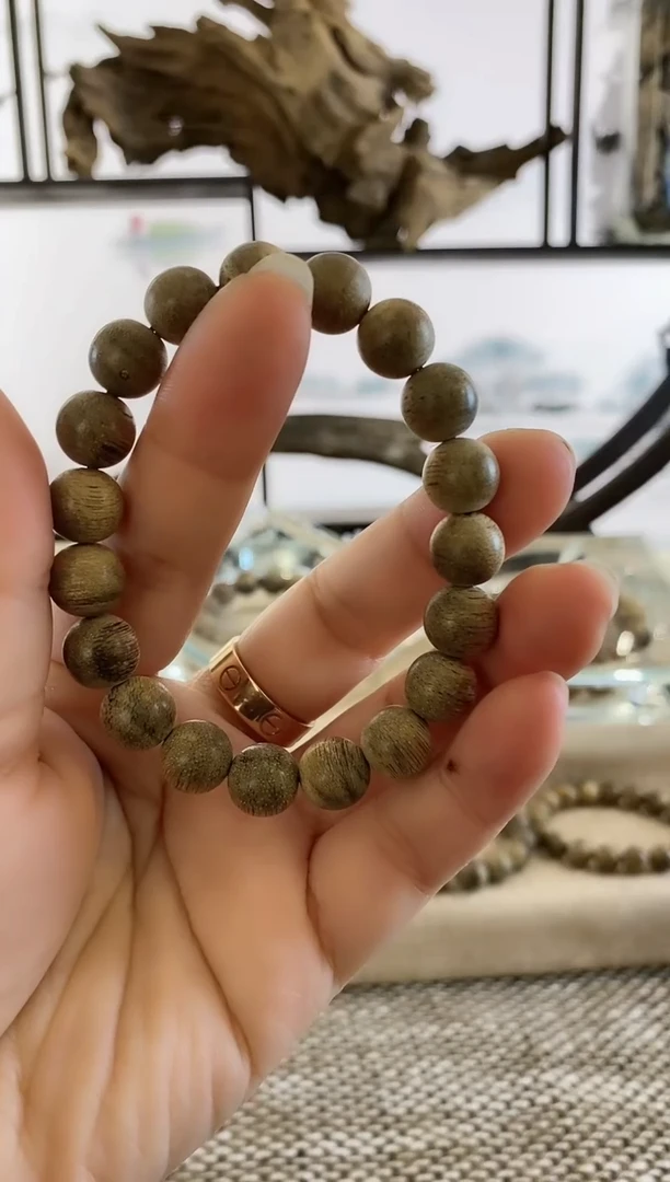 【闪购商品】沉香手串金星菩萨10+MM单圈