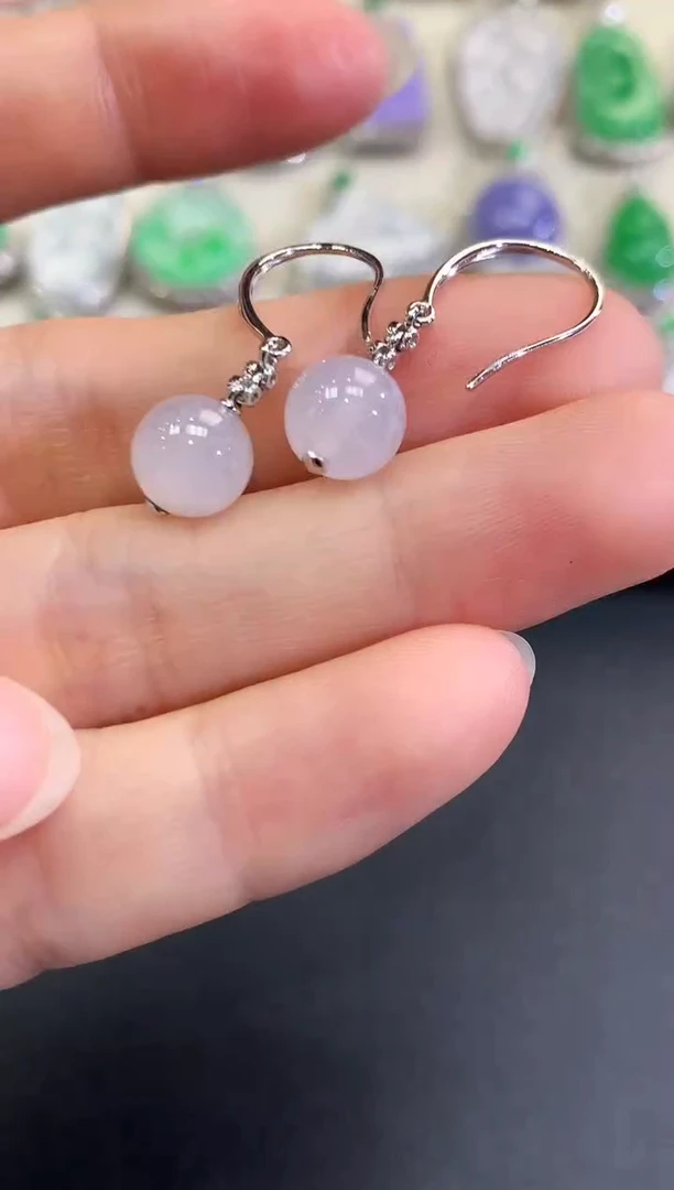 【闪购商品】翡翠耳饰18K金镶嵌B18   多样性一件发货