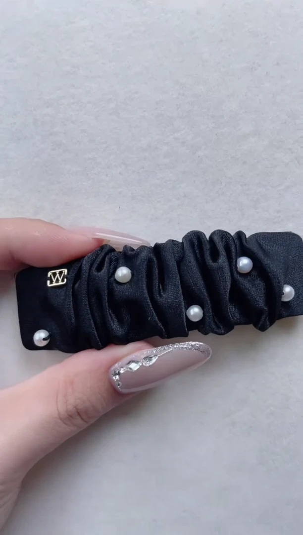 未镶嵌淡水珍珠发夹Z413