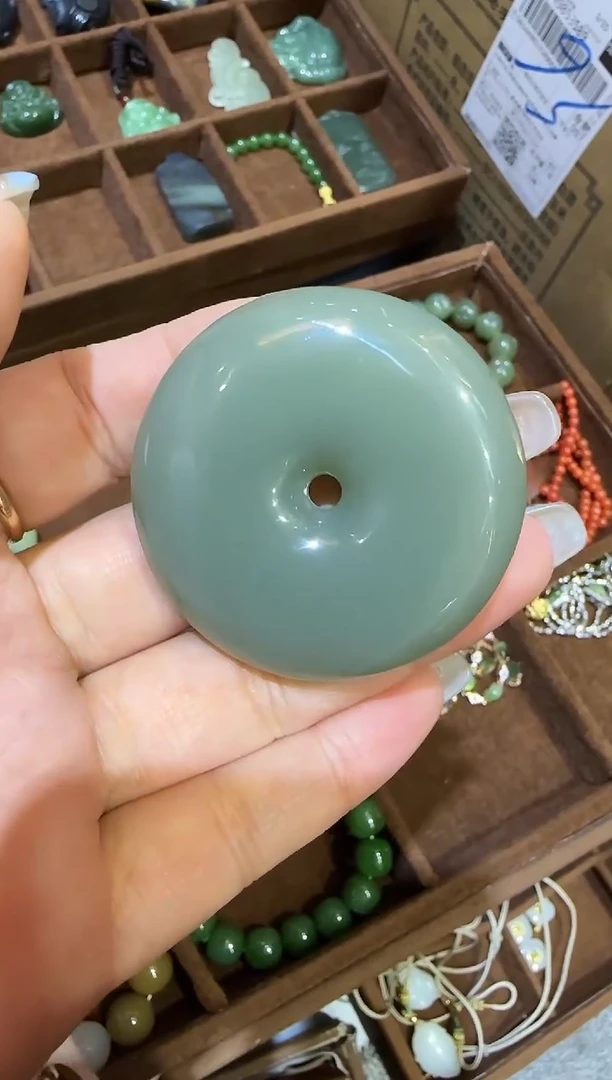 和田玉未镶嵌挂件43【宏钰0714】