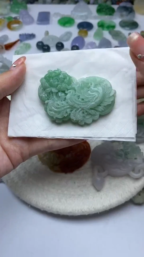 未镶嵌定制翡翠四****苗毛货定制不退不换
