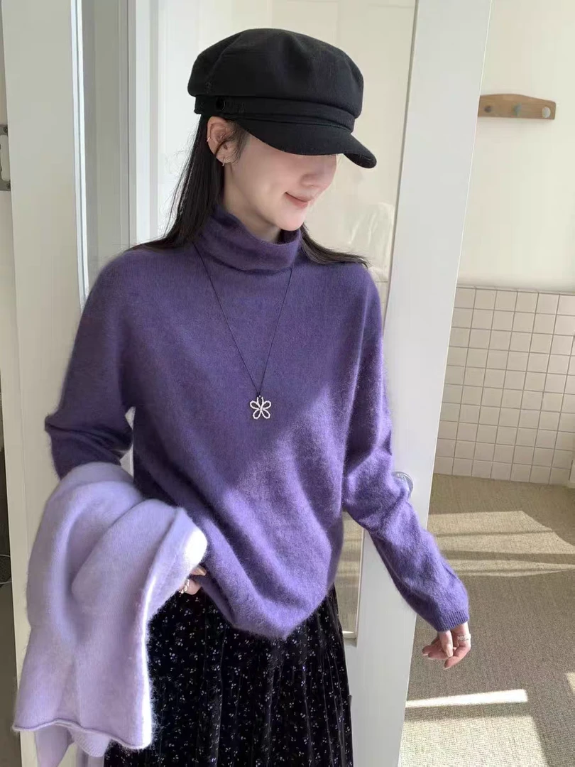 JUDUOZI/聚多姿2号链接（200-250）羊绒拉绒高领堆堆领帽衫集合链接