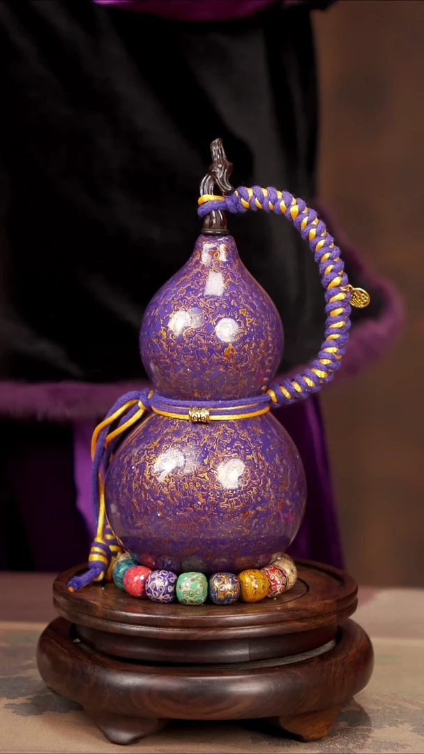 【闪购商品】38-易林高端工艺大漆酒葫芦--438