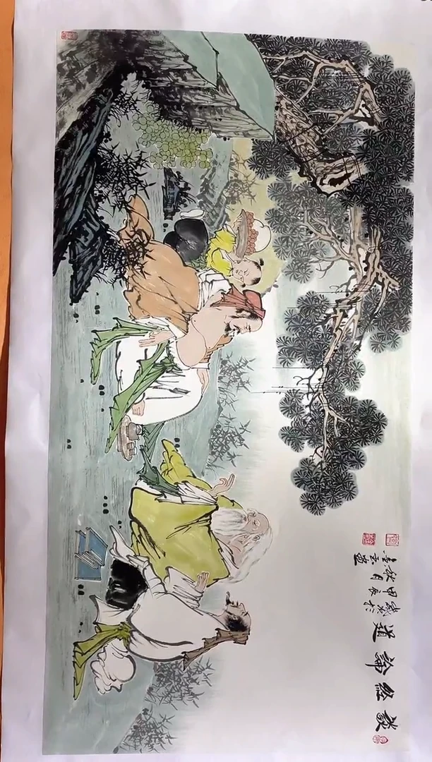 国画刘金玉老师亲笔手绘