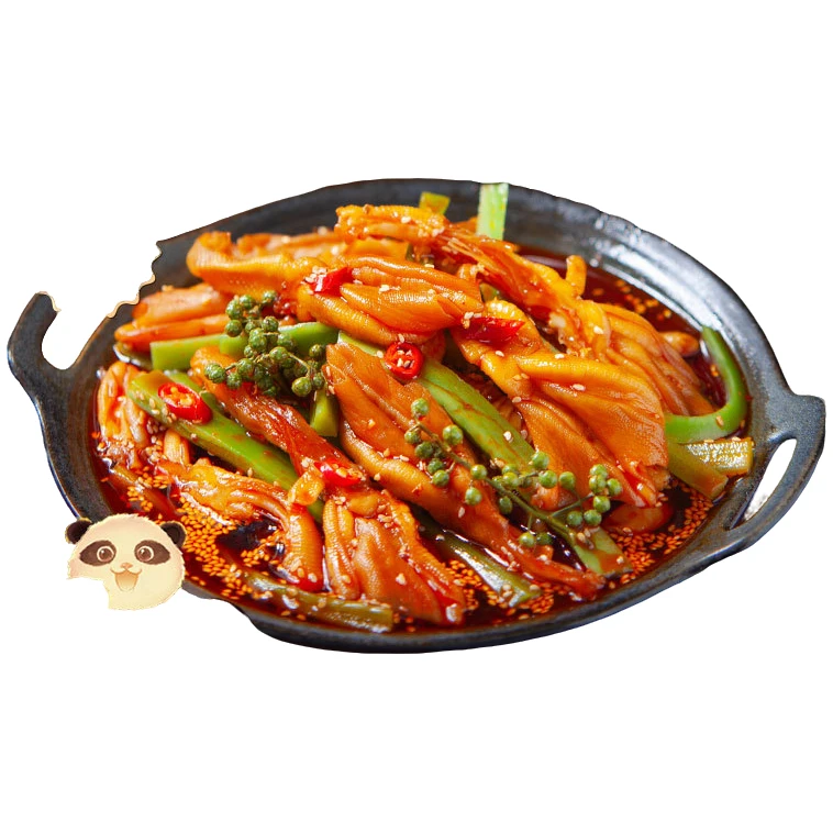 邹三和椒麻大杂烩无骨鸭掌贡菜冷泡脱骨鸭掌椒麻双脆休闲小零食