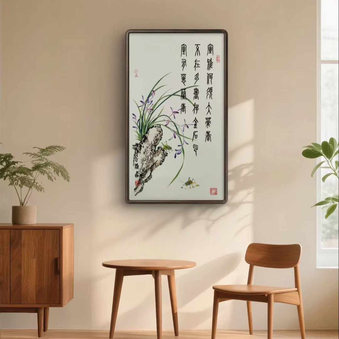 兰花蝈蝈纯手绘支持定制