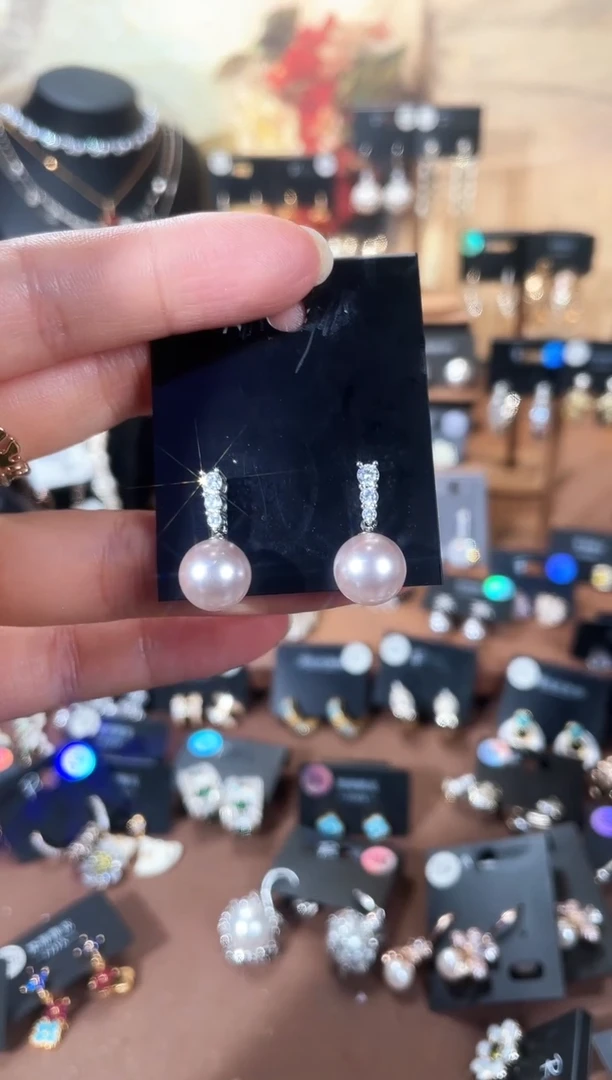 合金925银锆石豆409