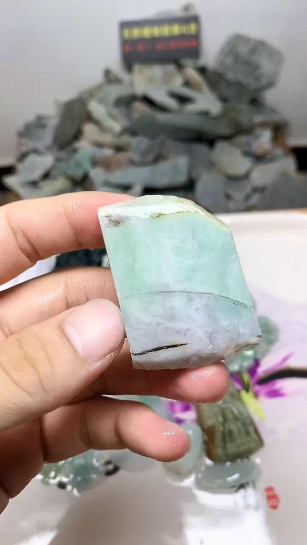 裸石翡翠天然缅甸翡翠A货31