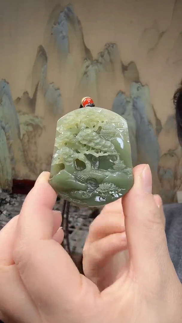 颈饰未镶嵌和田玉.