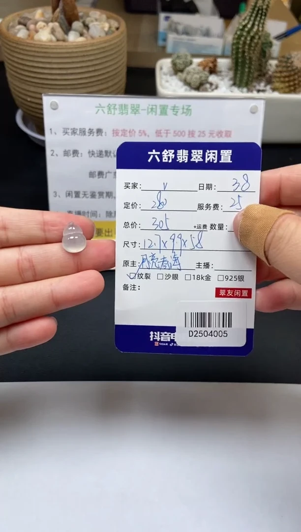 【闪购商品】翡翠颈饰未镶嵌D2504005