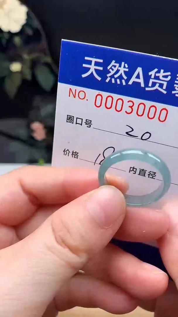 未镶嵌戒指翡翠20#