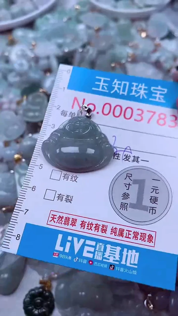 吊坠(不含链)未镶嵌翡翠3783